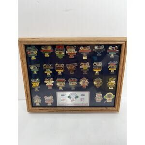 NFL SUPER BOWL XXV PIN SET COCA-COLA 1991 COMMEMORATIVE LIMITED 1500 PETER DAVID